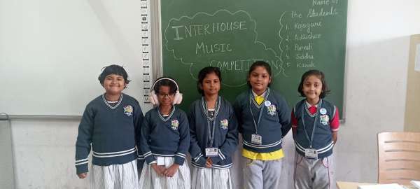 Interhouse Music Competition for Classes 1 - 5 (2025)