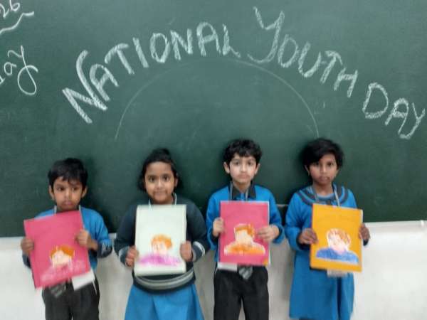 Special Assembly on National Youth Day Classes PG – KG (2026)
