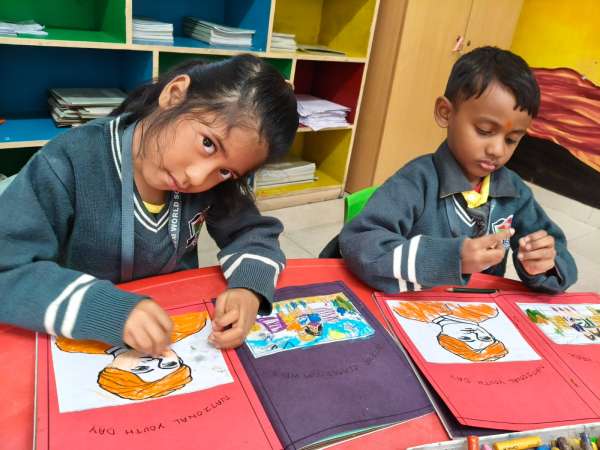 Special Assembly on National Youth Day Classes PG – KG (2026)