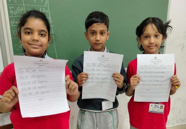 Interhouse Calligraphy Competition Classes 1 – 5 (2026)