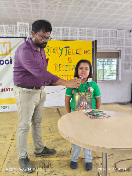 Story Telling Competition Classes 3 – 5 (2026)
