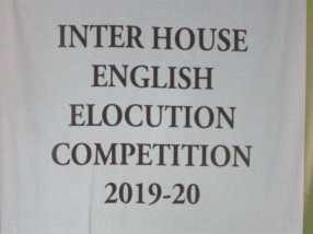 Inter-House English Elocution Competition